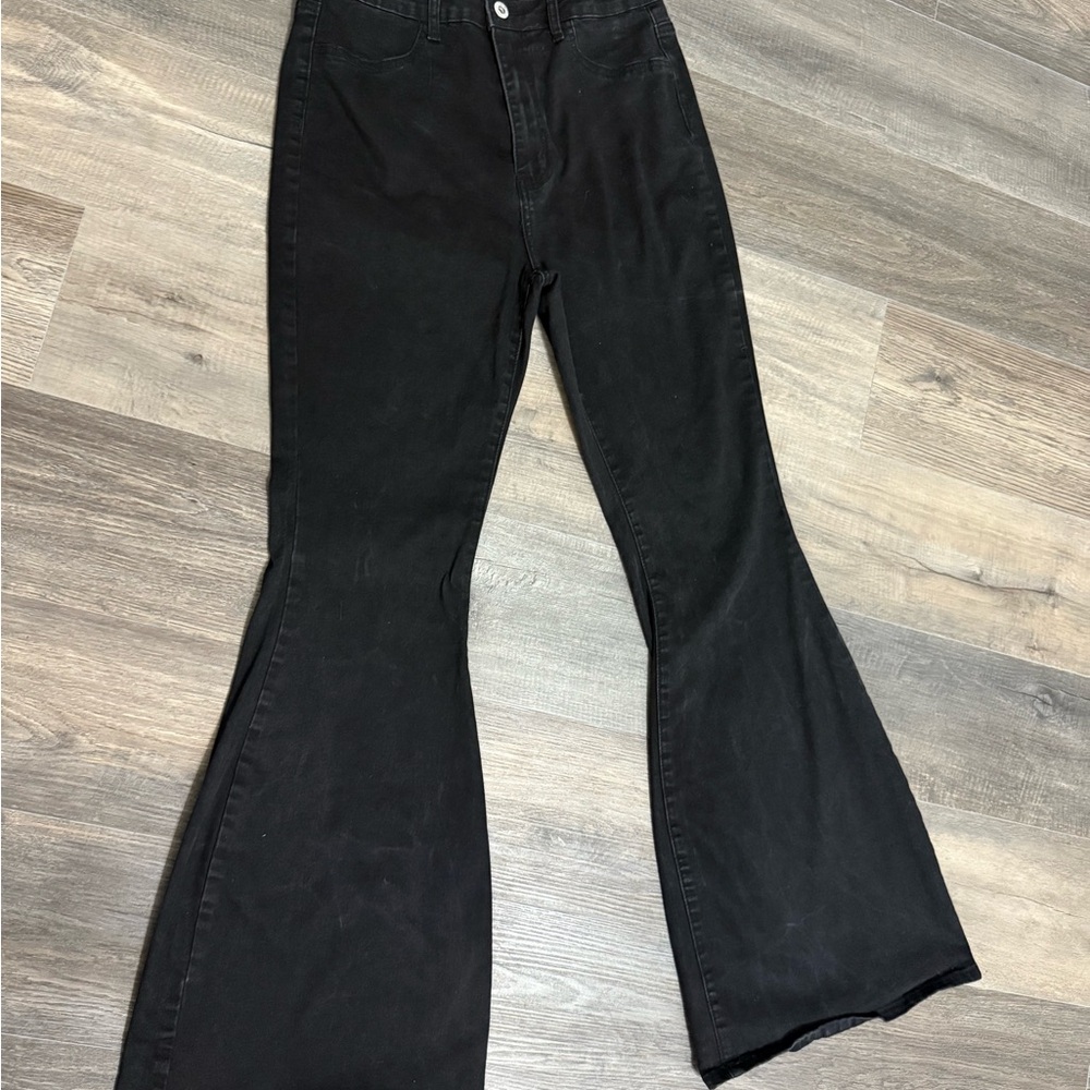 Black Flare & Wide Leg Jeans